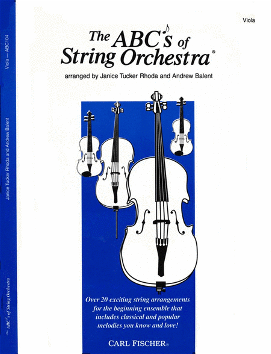 ABC's of String Orchestra (Viola) String Orchestra scores gallery preview page 1