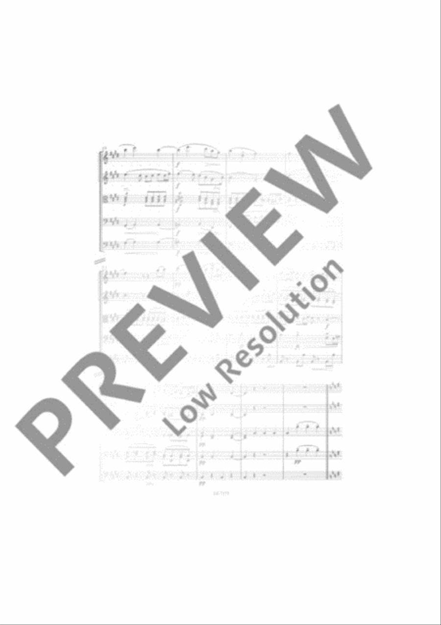 Serenade E major Miniature Score scores gallery preview page 12