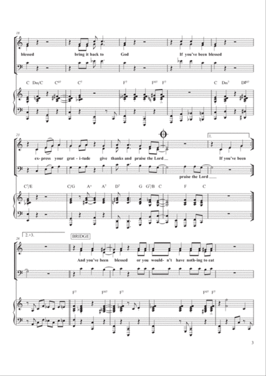 Be Encouraged 4-Part scores gallery preview page 4