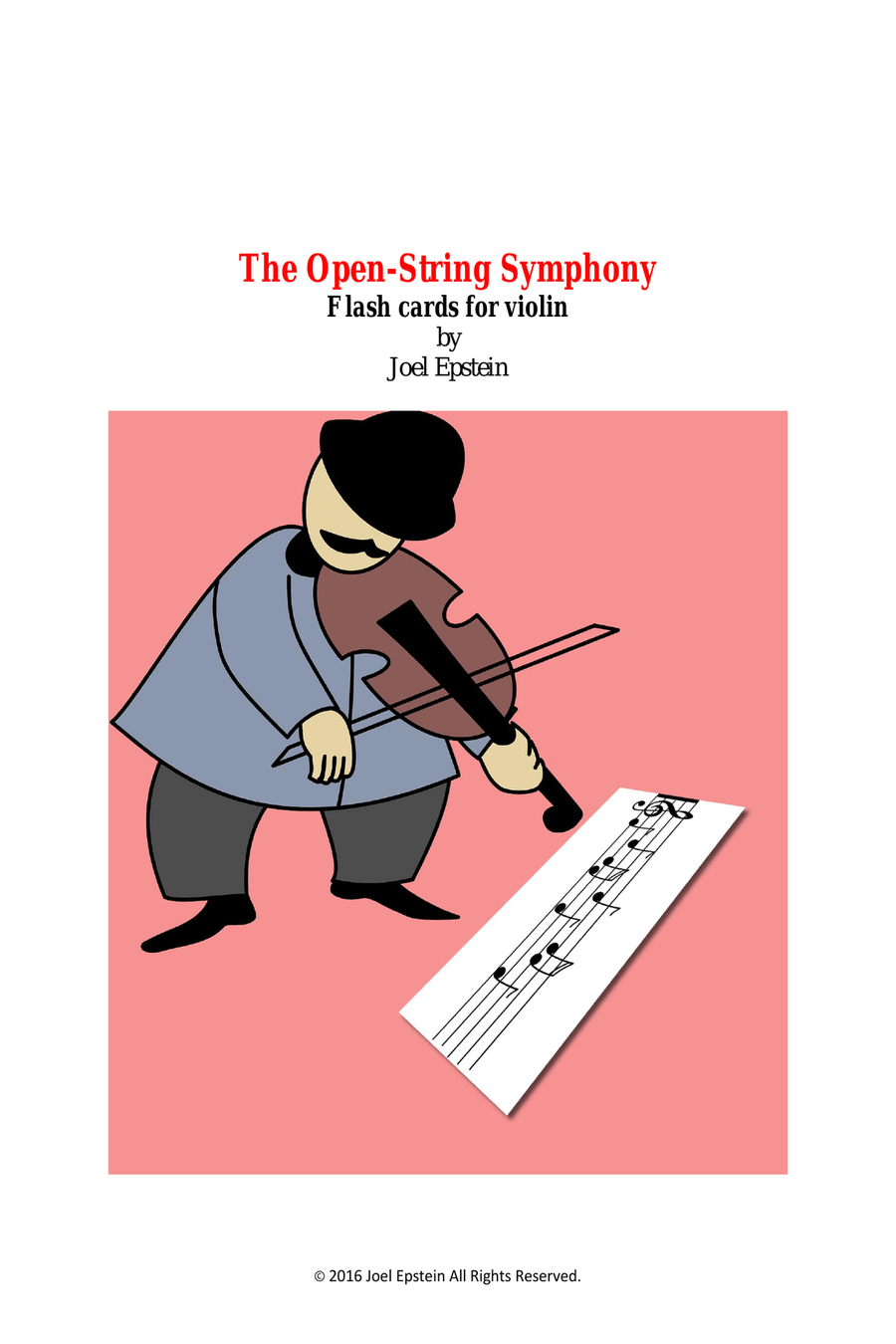 Music flash cards for beginning violin students Violin Solo scores gallery preview page 1