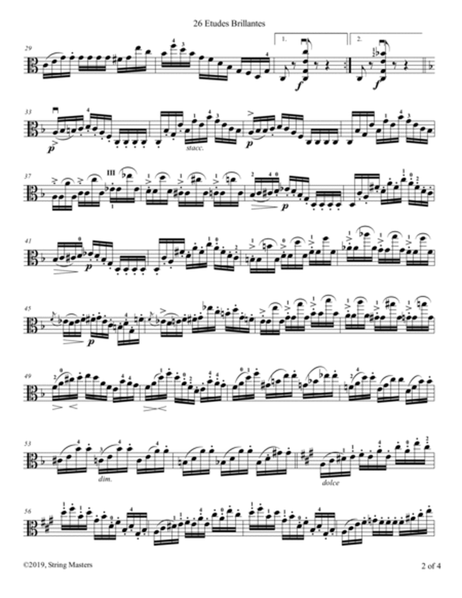 Mazas, Etudes for Viola Op 36, Book 2, No.45