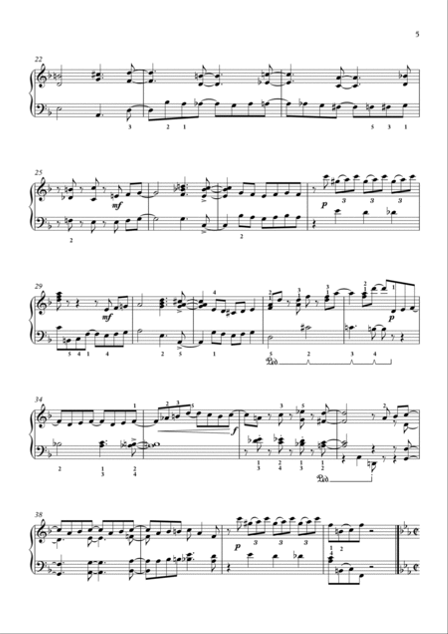 Groovy Fingers Groovy Fingers Piano Solo scores gallery preview page 5