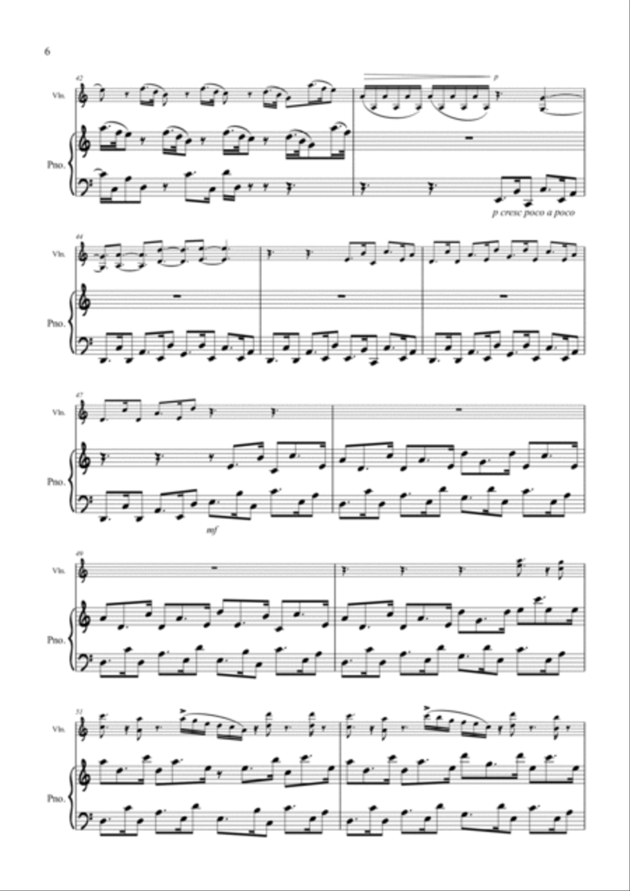 The Casting Of Bones String Duet scores gallery preview page 6