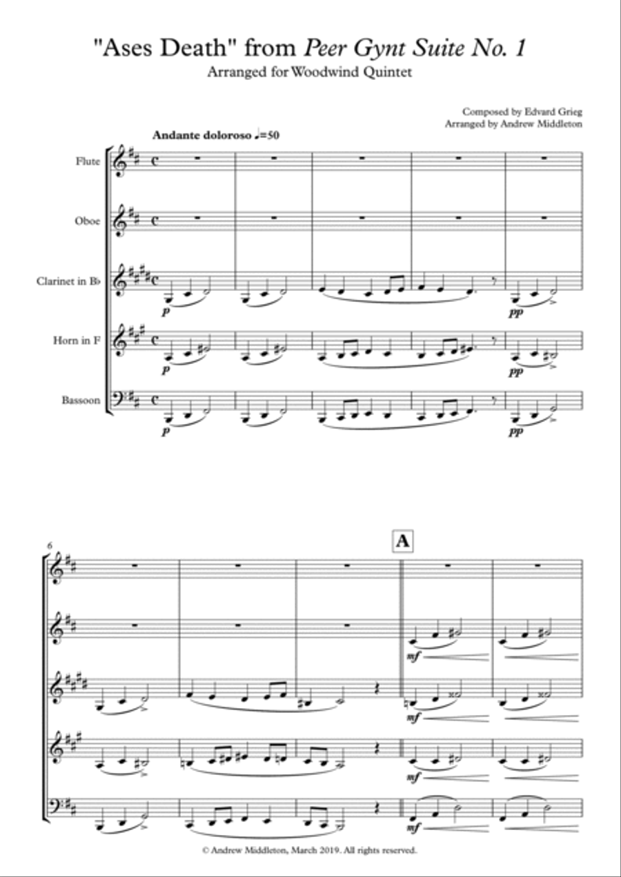20 Wind Quintets Woodwind Quintet scores gallery preview page 5