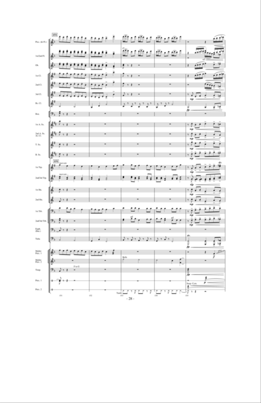 High Country Celebration Concert Band scores gallery preview page 27