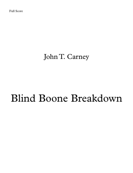 Blind Boone Breakdown image number null