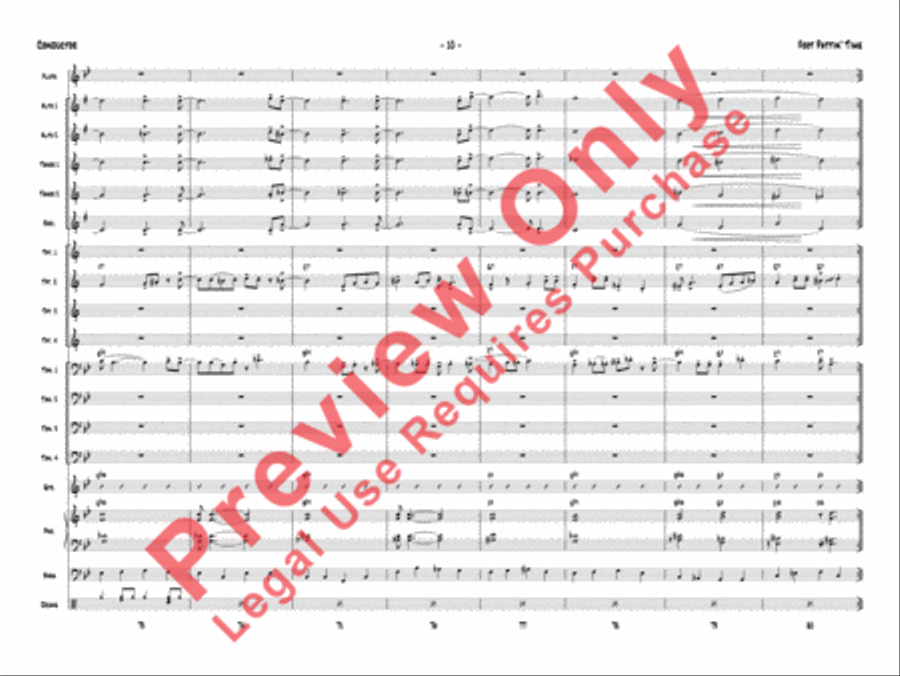 Foot Pattin' Time Foot Pattin' Time Jazz Ensemble scores gallery preview page 13