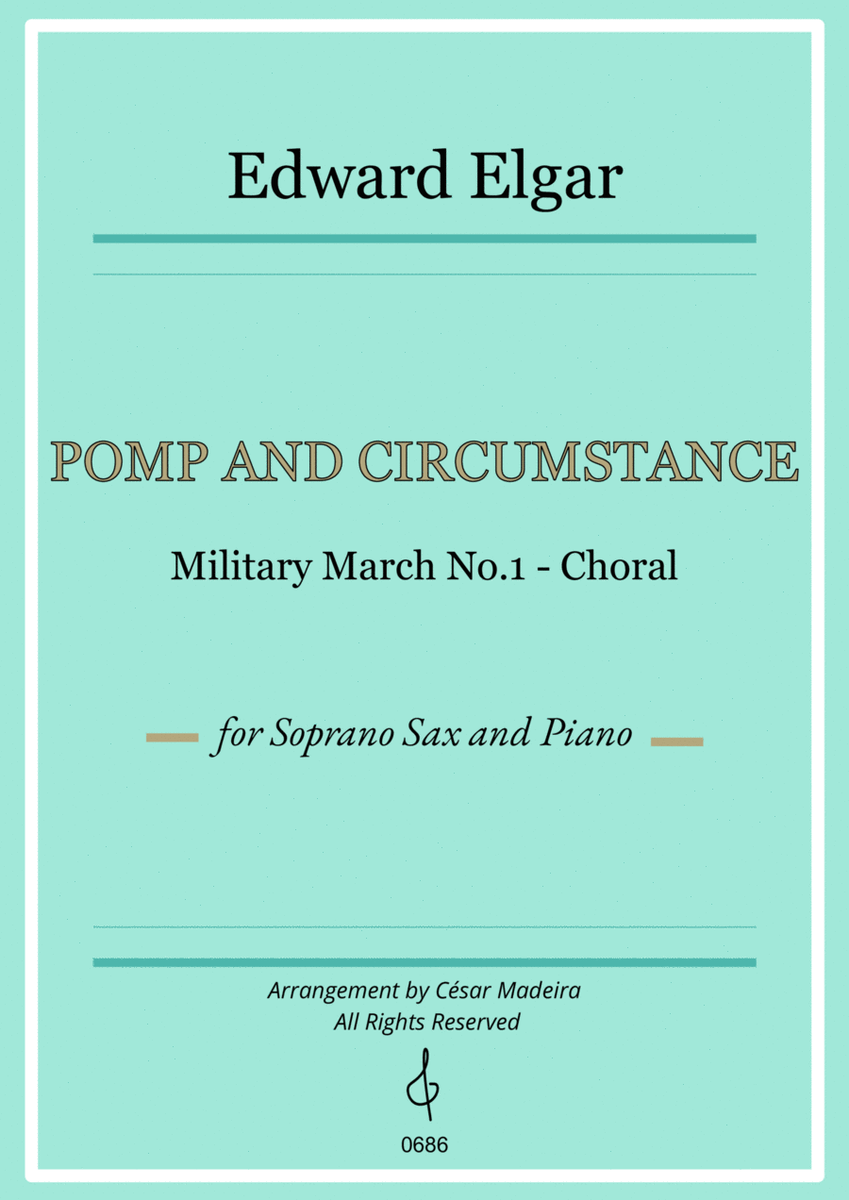 Pomp and Circumstance No.1 - Soprano Sax and Piano (Individual Parts) image number null