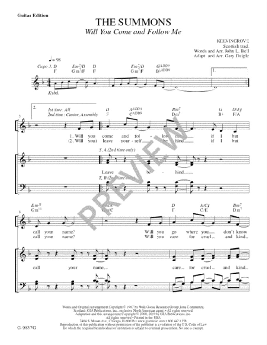 The Summons - Guitar edition Guitar scores gallery preview page 2