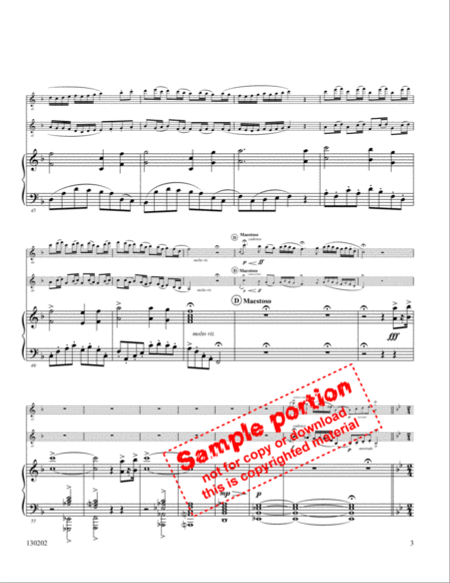 To God Be The Glory To God Be The Glory Woodwind Duet scores gallery preview page 3
