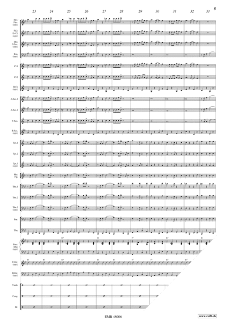 Rocky Mountain Concert Band scores gallery preview page 5