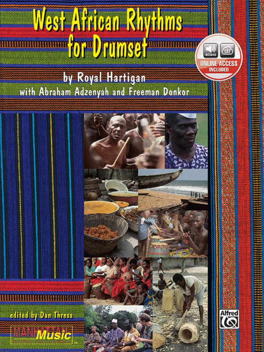 West African Rhythms for Drumset Percussion scores gallery preview page 1