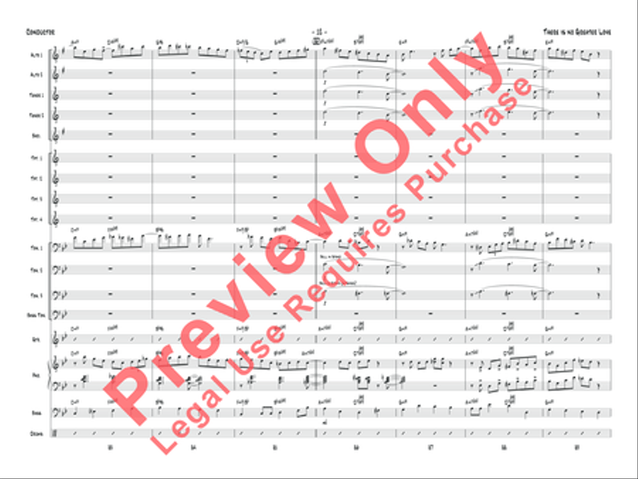 There Is No Greater Love Jazz Ensemble scores gallery preview page 41