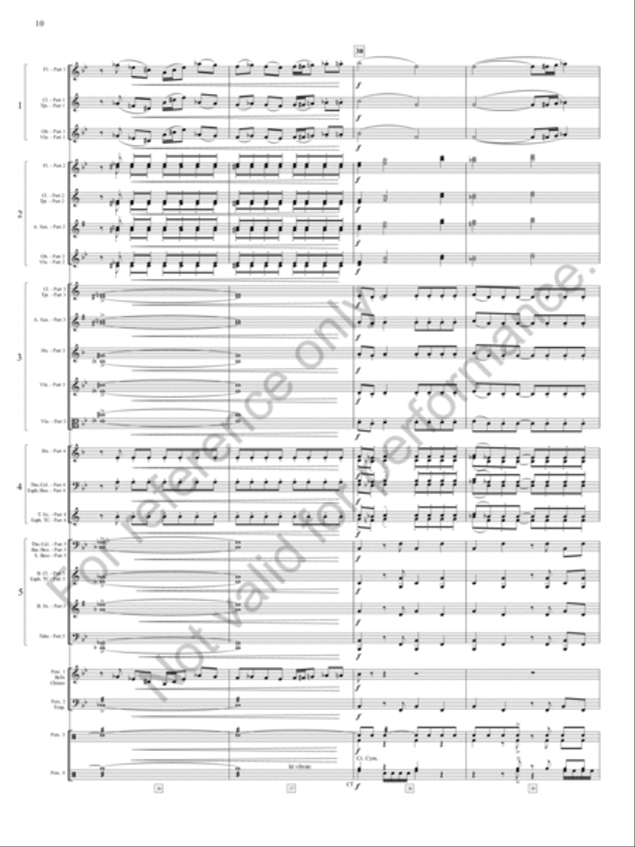 Emperata Overture Emperata Overture Concert Band scores gallery preview page 11