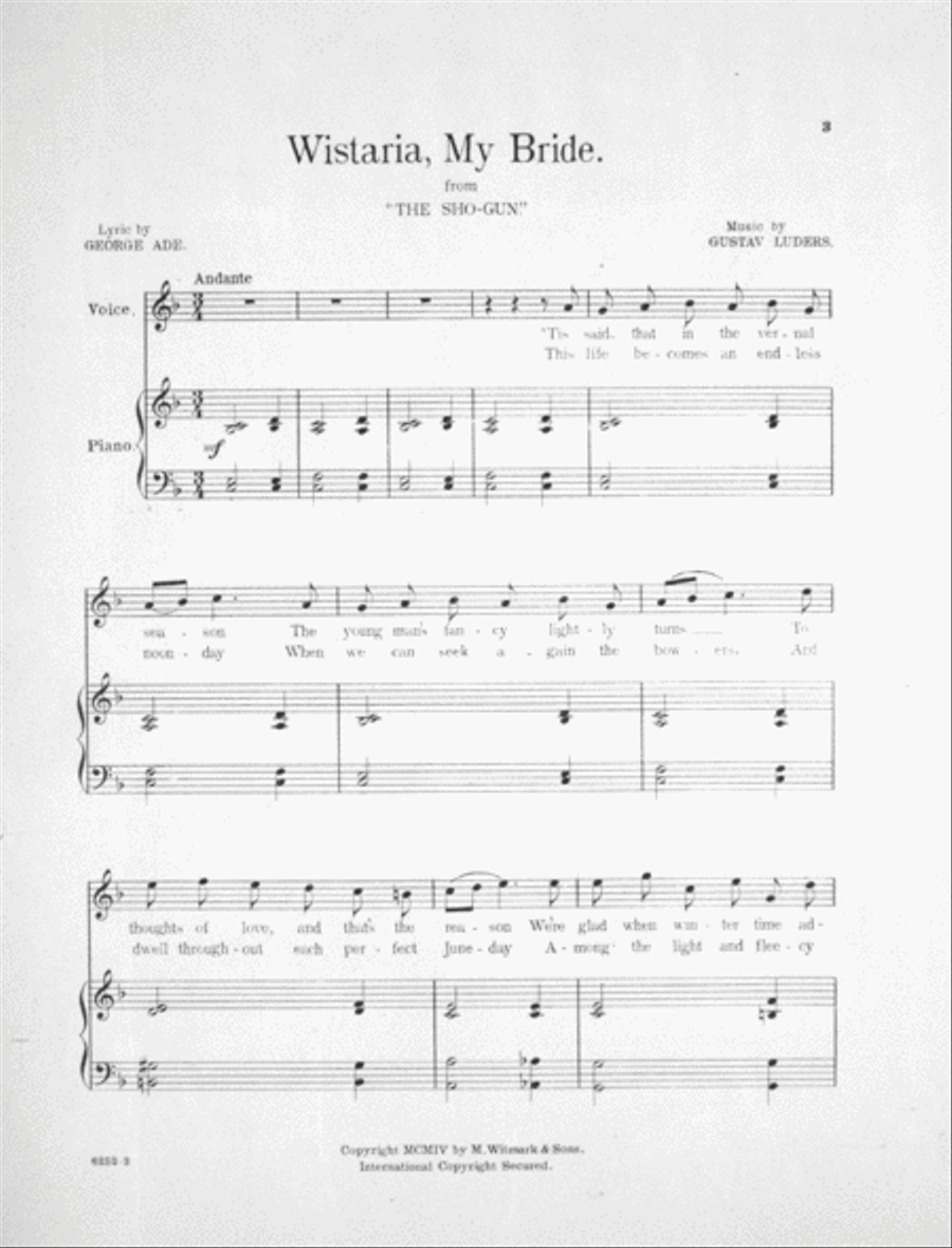 Wistaria, My Bride Voice scores gallery preview page 2