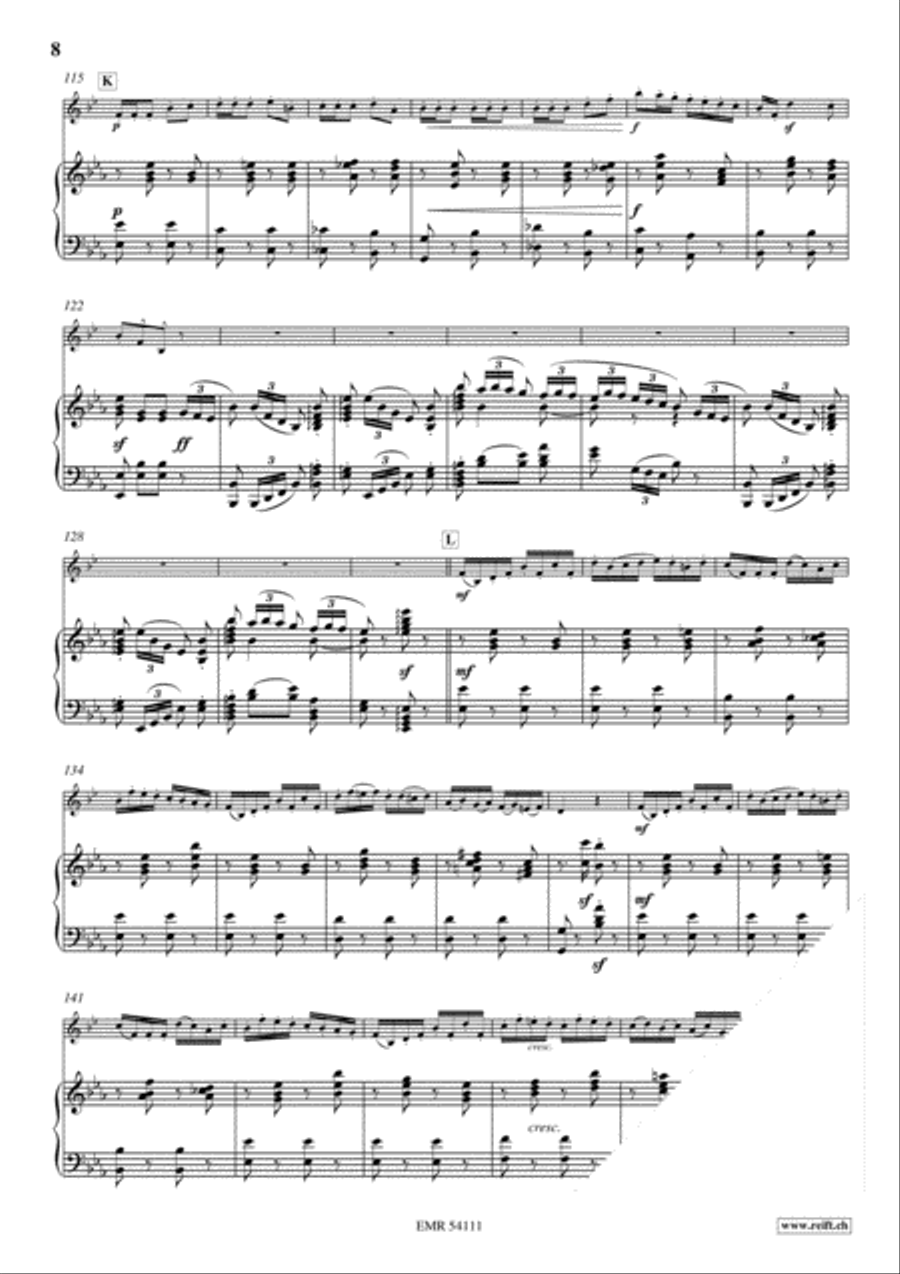 Prelude, Theme and Variations Horn scores gallery preview page 9