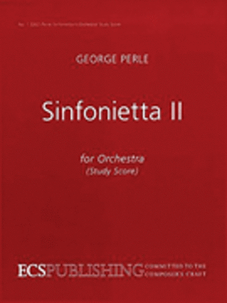 Sinfonietta Ii (study Score)