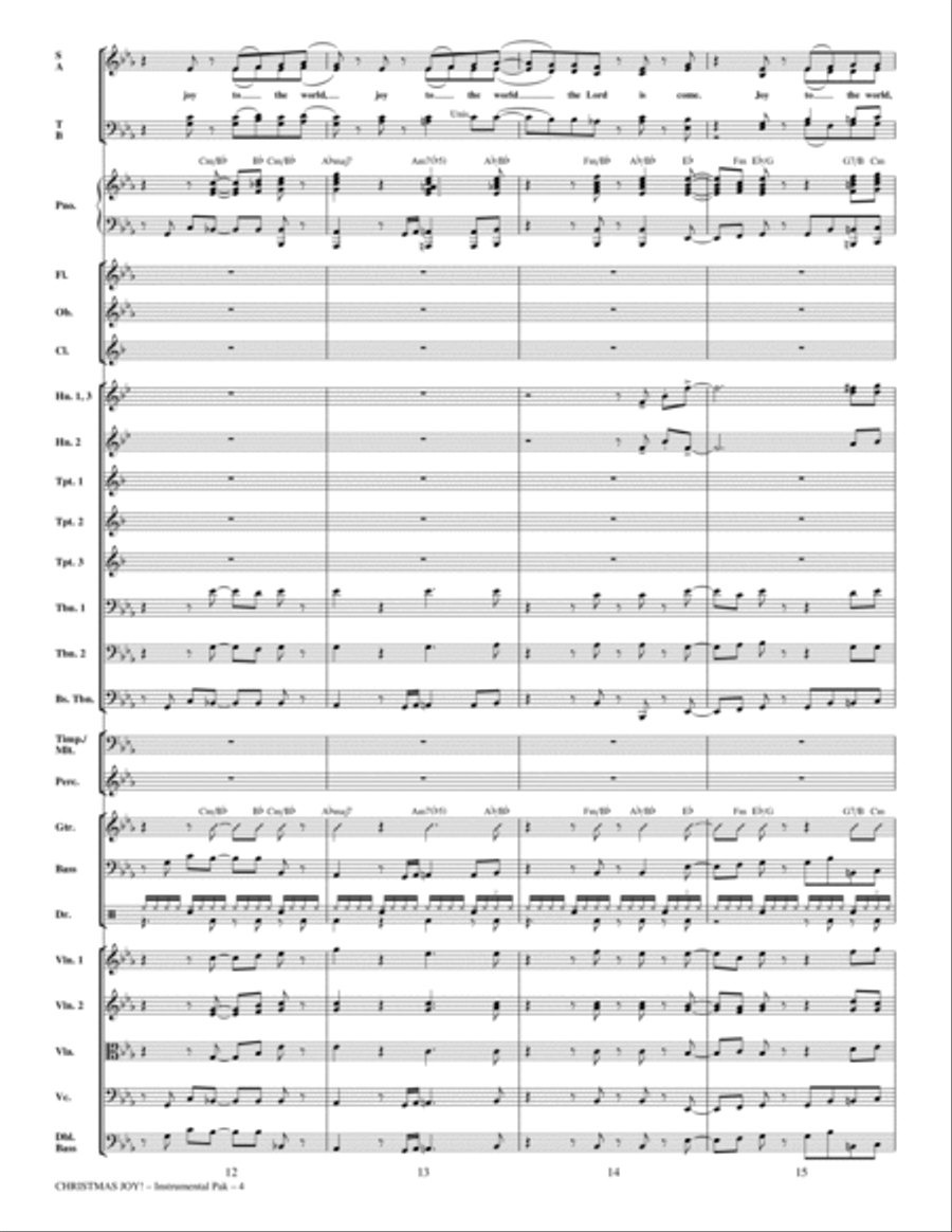 Christmas Joy! - Conductor Score (Full Score) Choir scores gallery preview page 4