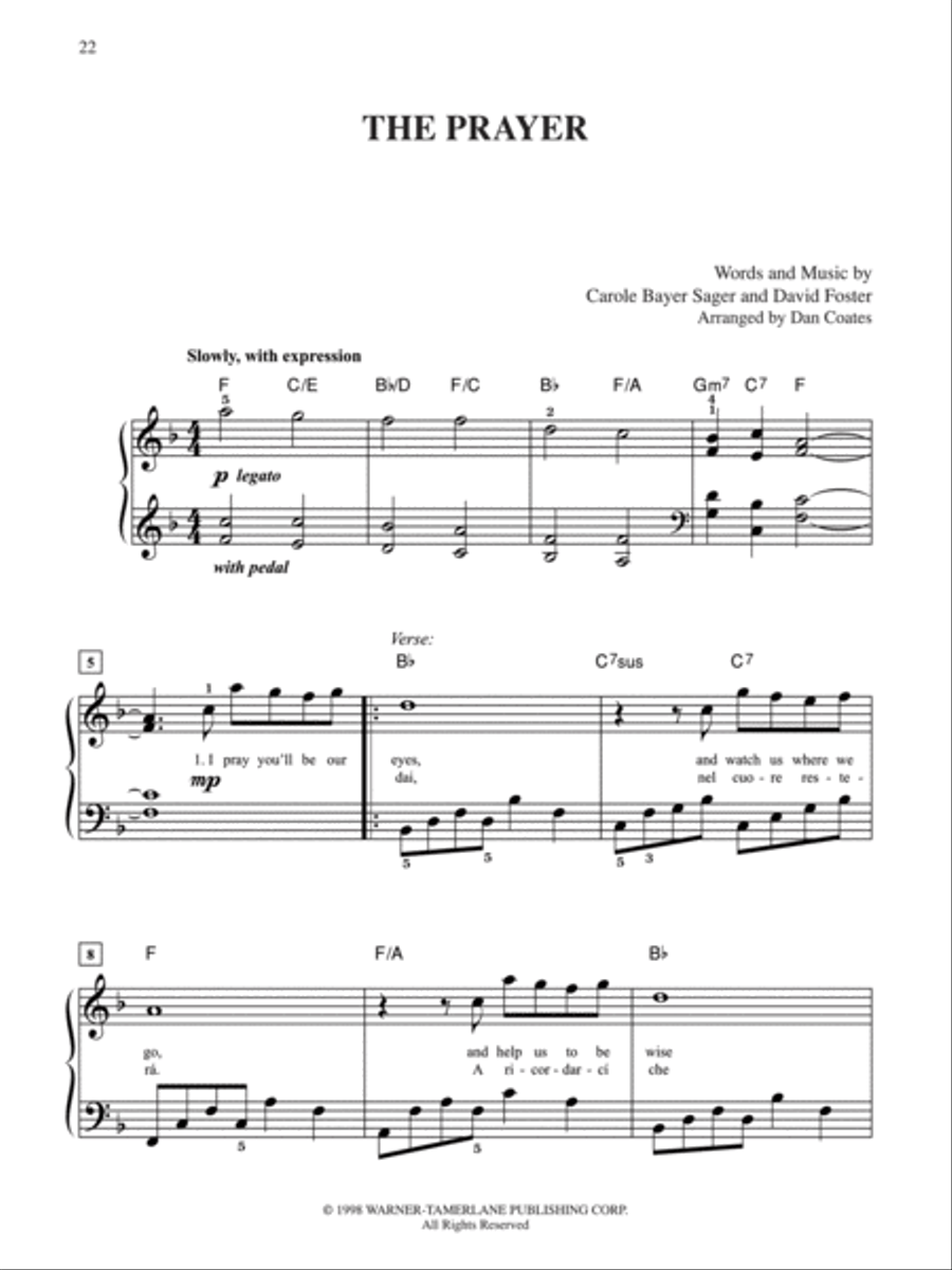 10 for 10 Sheet Music Weddings Easy Piano scores gallery preview page 8