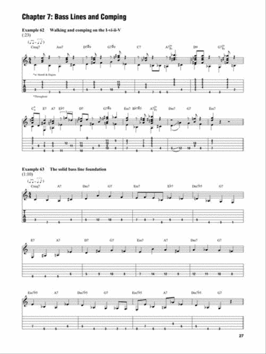 Joe Pass - Solo Jazz Guitar Book/Online Video Electric Guitar scores gallery preview page 7