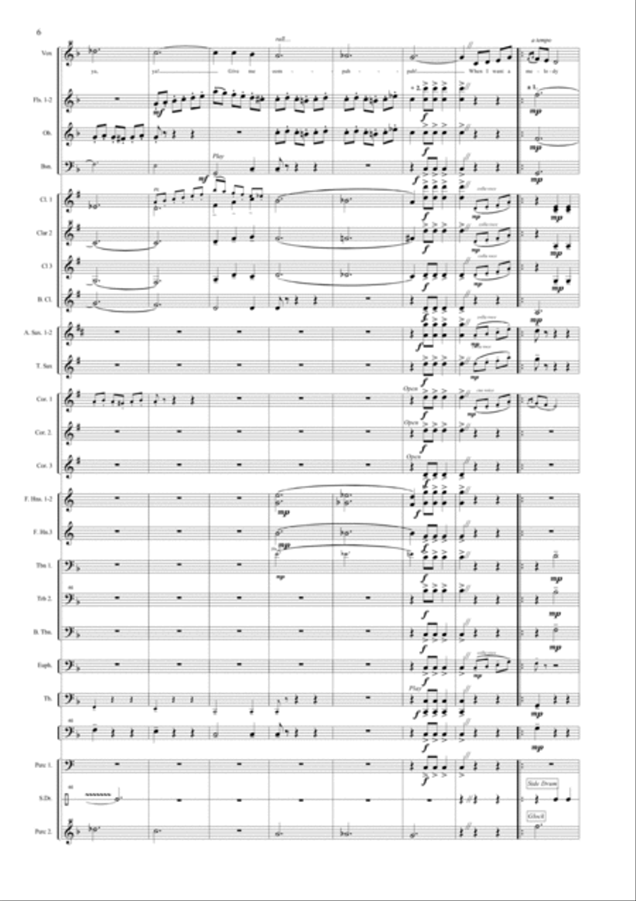 By Strauss Concert Band scores gallery preview page 6