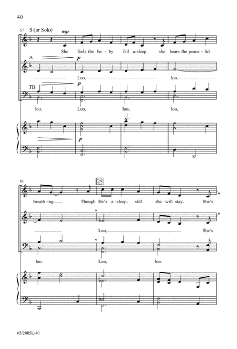 I Hear the Prophet Callin' 4-Part scores gallery preview page 41