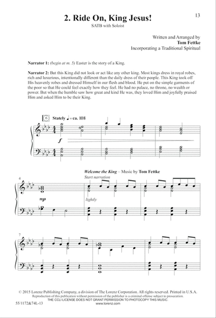 The Easter Story The Easter Story 4-Part scores gallery preview page 14