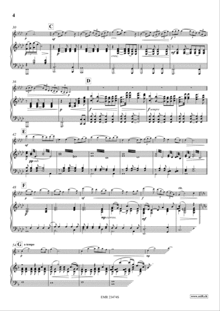 Concerto De L'Adieu Violin Solo scores gallery preview page 4