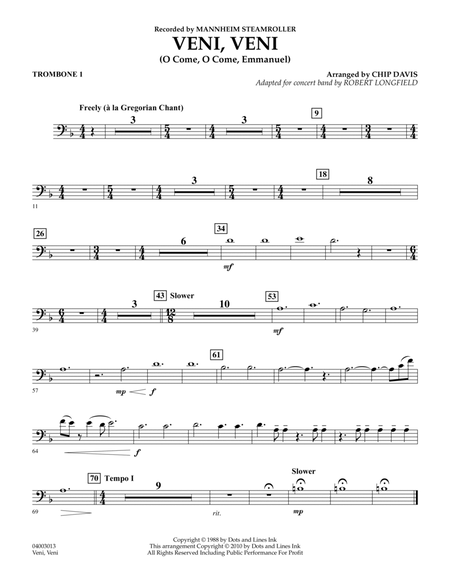 Veni, Veni (O Come, O Come Emmanuel) - Trombone 1