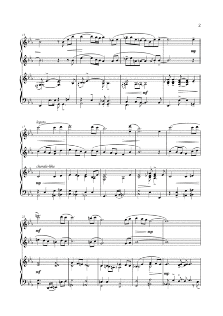 Road to the Prairie Piano Duet scores gallery preview page 3