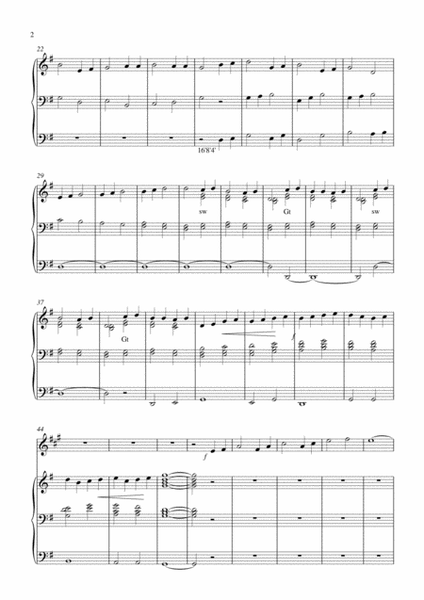 Hymn Concertato, How Firm A Foundation, for choir, trumpet in Bb and organ