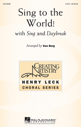 Book cover for Sing to the World!