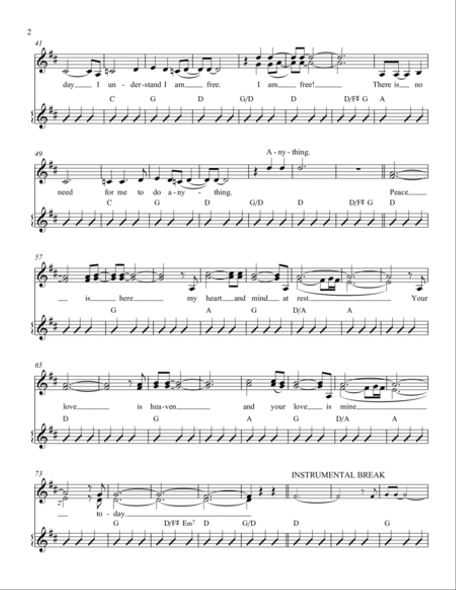 The Hush of Heaven The Hush of Heaven Vocal Duet scores gallery preview page 2