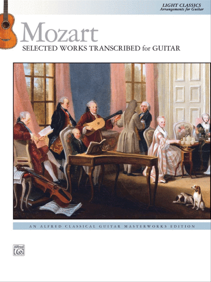 Mozart -- Selected Works Transcribed for Guitar Acoustic Guitar scores gallery preview page 1