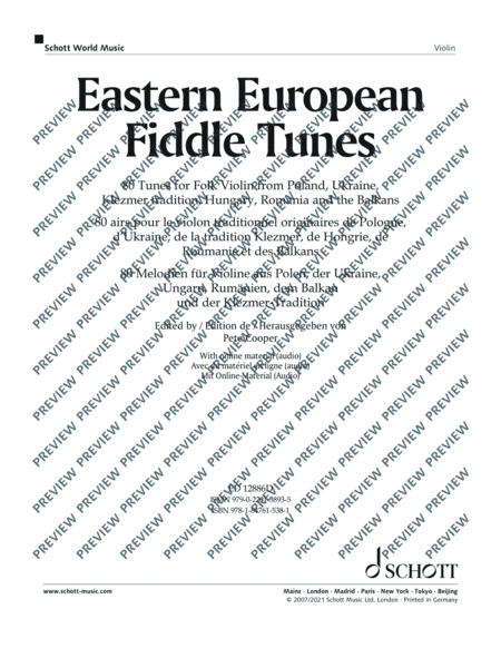 Eastern European Fiddle Tunes