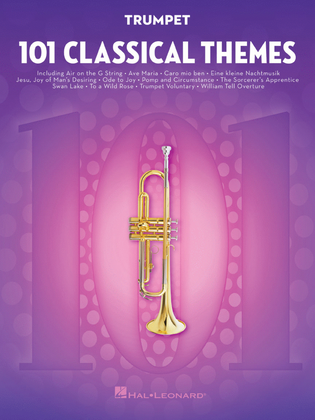 Book cover for 101 Classical Themes for Trumpet