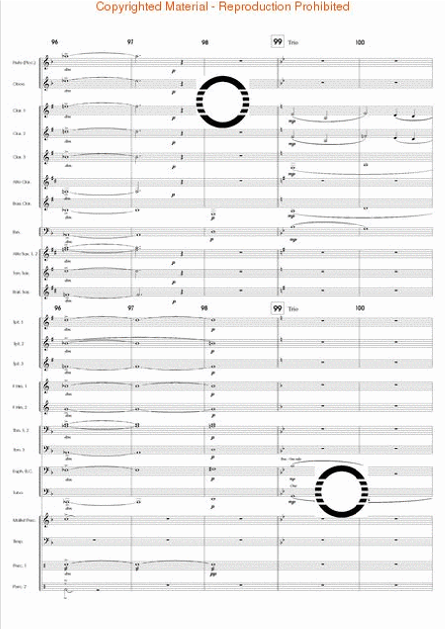 Black Granite III Black Granite III Concert Band scores gallery preview page 21