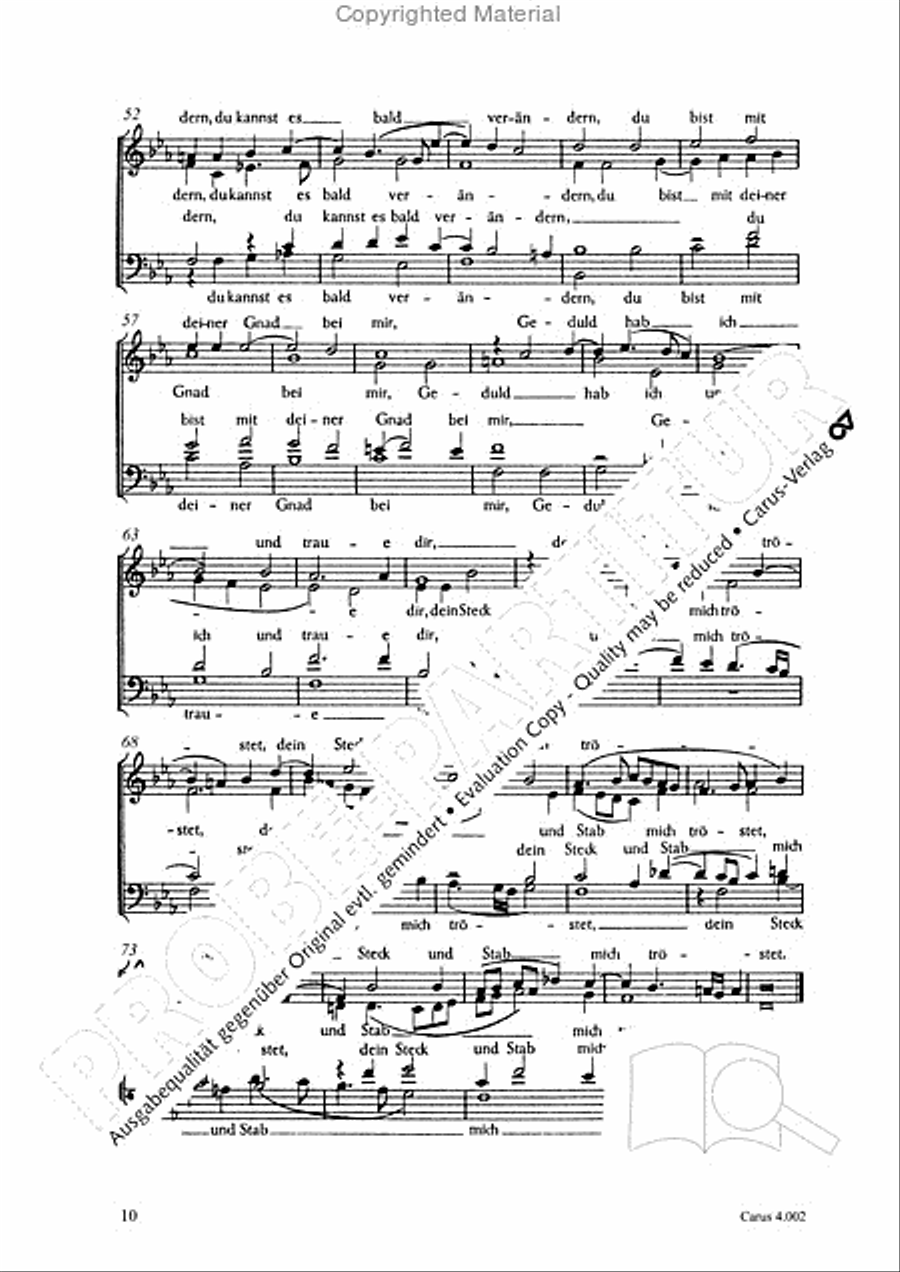 Eccard: 29 Choralbearbeitungen Collection / Songbook scores gallery preview page 11