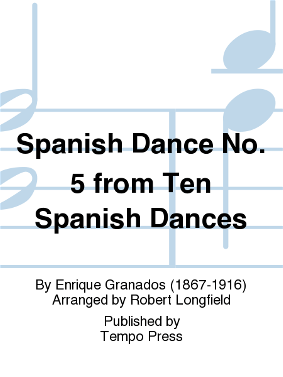 Spanish Dance No. 5 from Ten Spanish Dances: Andaluza Orchestra scores gallery preview page 1