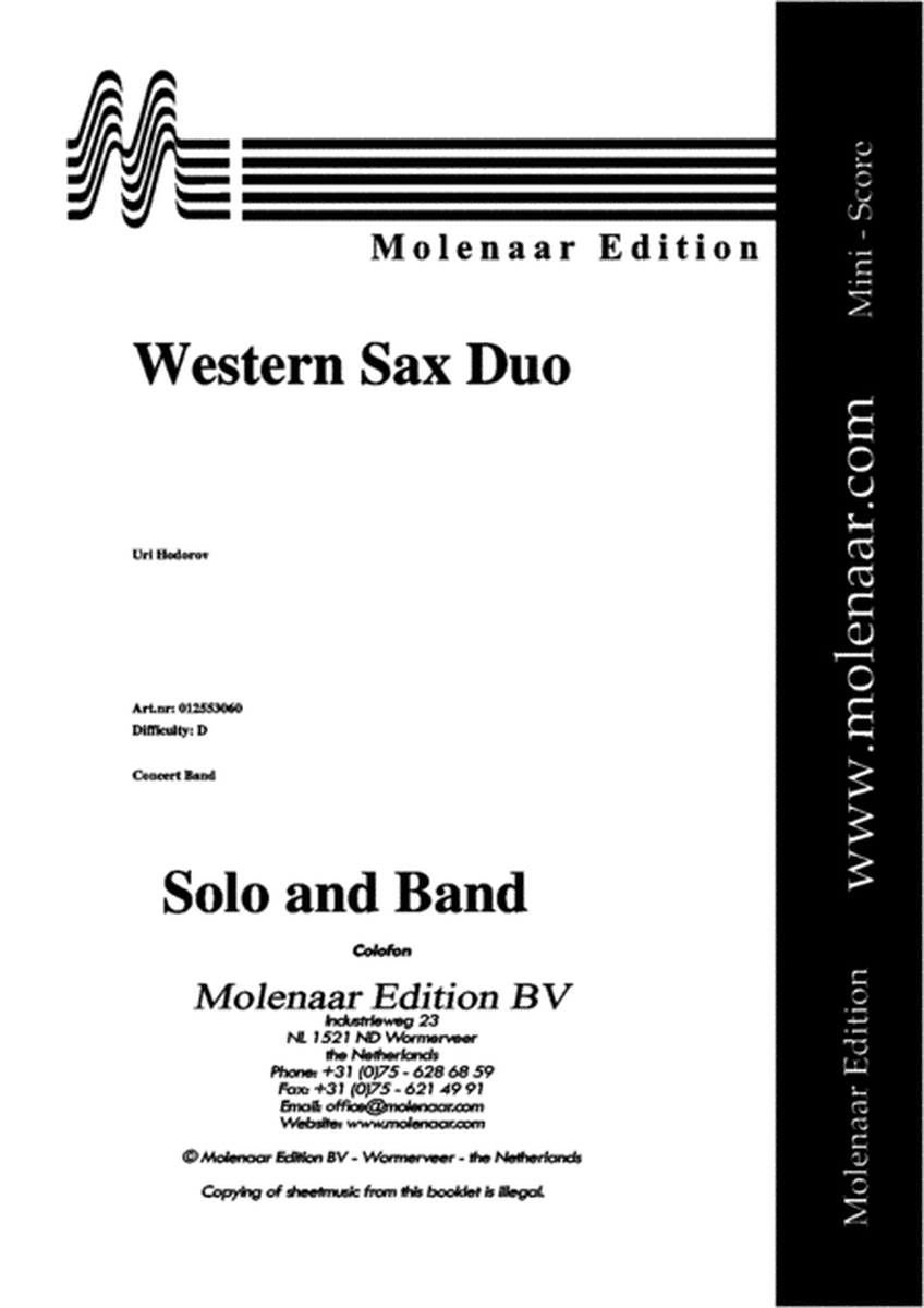 Western Sax Duo