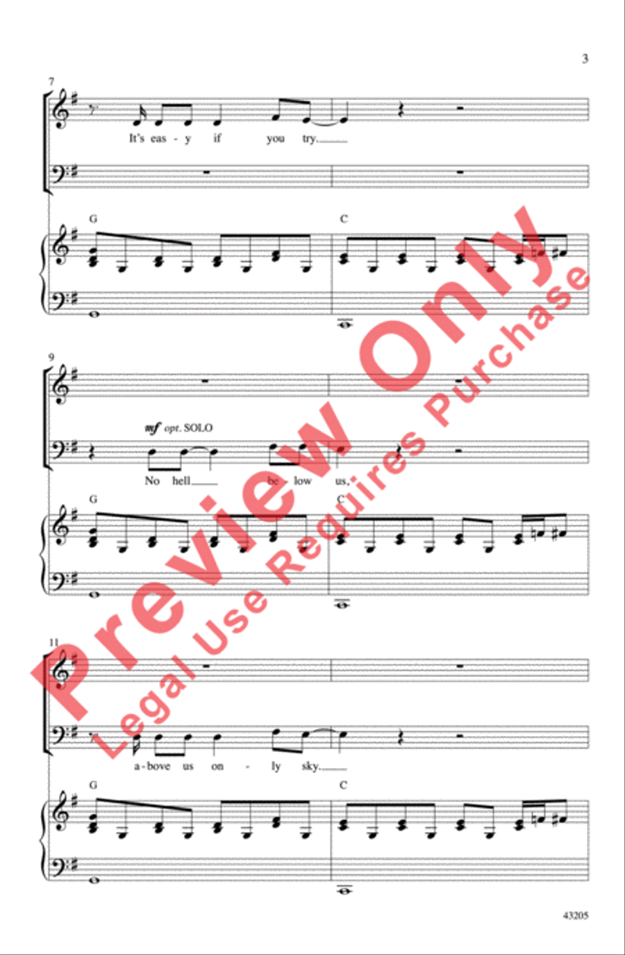 Imagine 3-Part scores gallery preview page 3