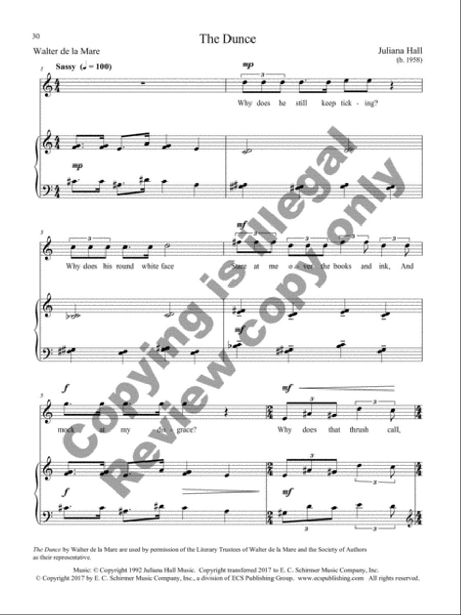 Peacock Pie Peacock Pie Tenor Voice scores gallery preview page 14
