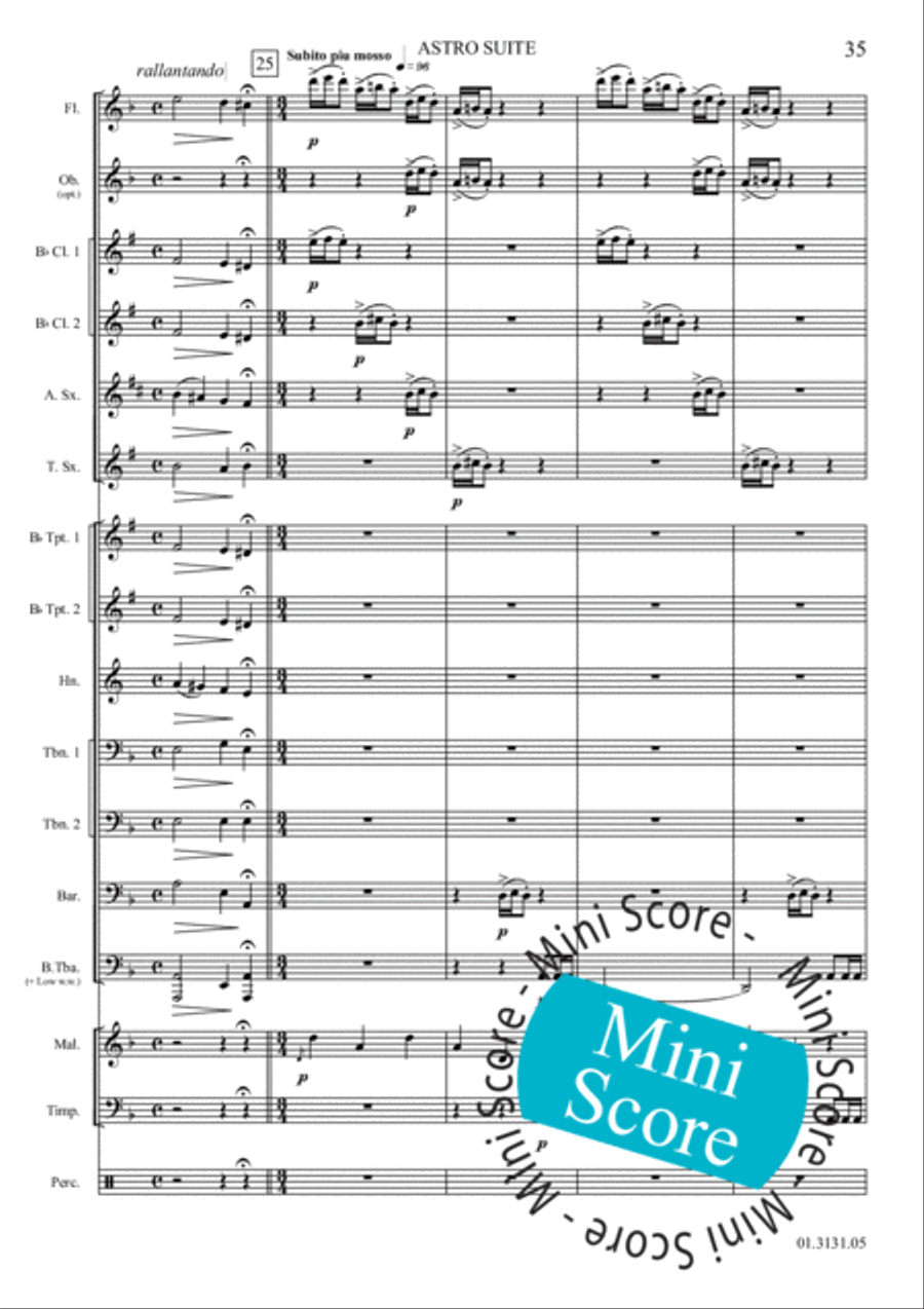 Astro Suite Astro Suite Concert Band scores gallery preview page 41