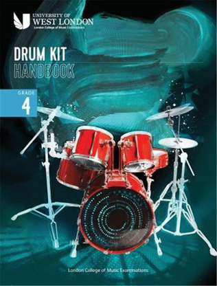 Book cover for LCM Drum Kit Handbook 2022: Grade 4