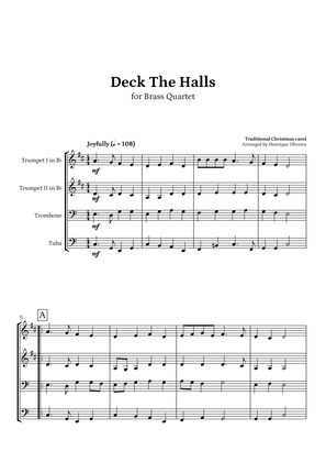 Deck The Halls (Brass Quartet) | Christmas Carol