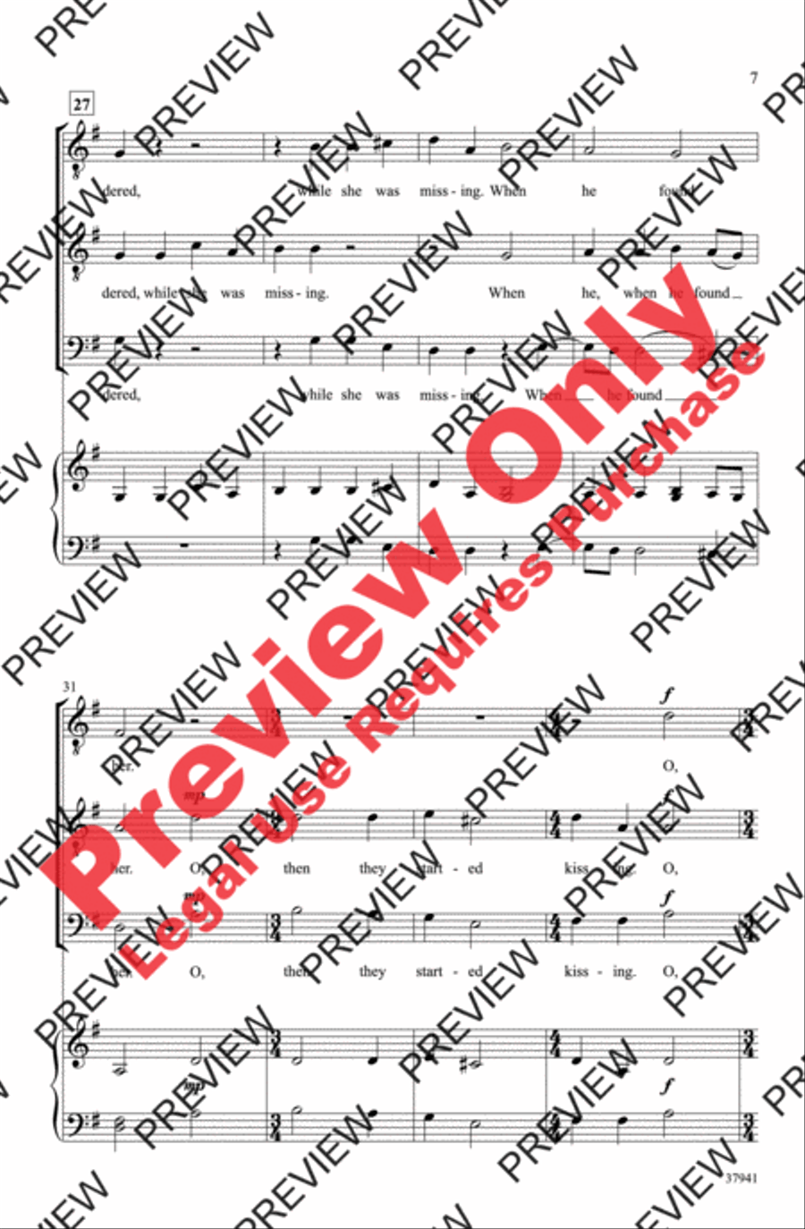 Fair Phyllis Fair Phyllis Men's Choir scores gallery preview page 7