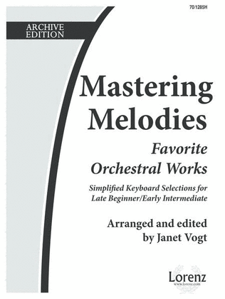 Book cover for Mastering Melodies: Favorite Orchestral Works