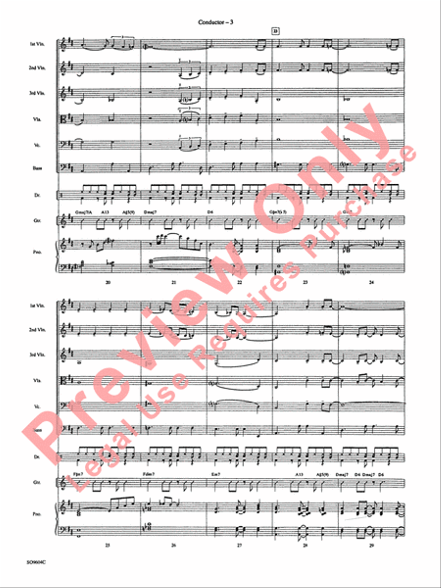 Night and Day String Orchestra scores gallery preview page 6