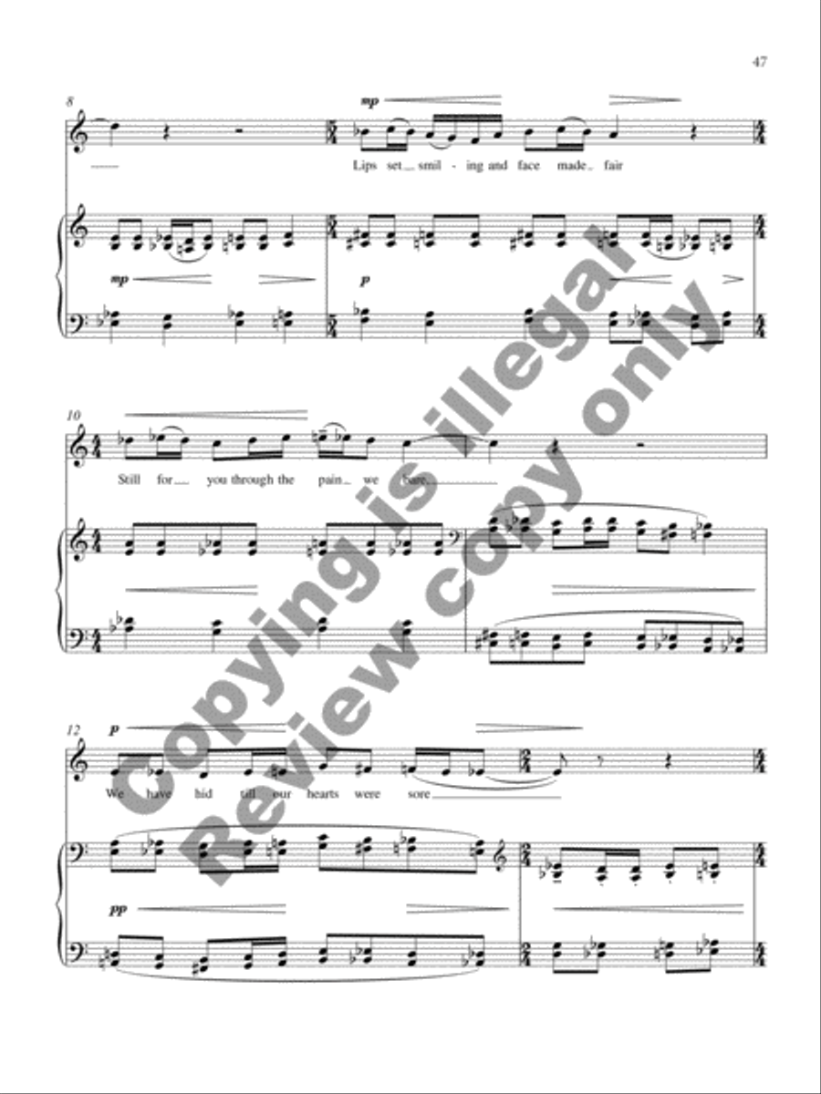 Through the Guarded Gate Through the Guarded Gate Mezzo-Soprano Voice scores gallery preview page 18