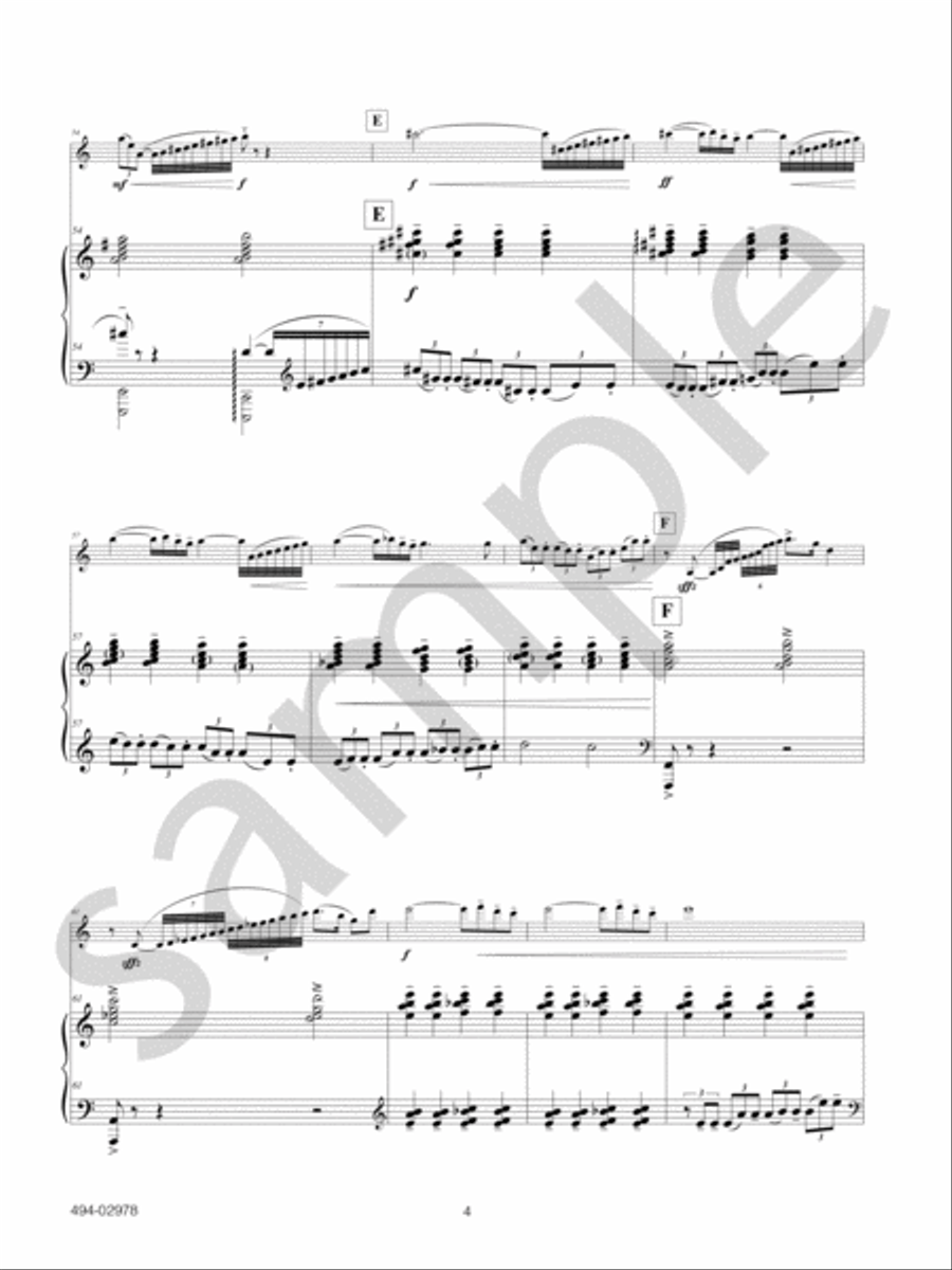 Chamber Concerto Violin Solo scores gallery preview page 7